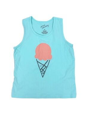 June & January Ice Cream Print Tank Top Anniversary Collection